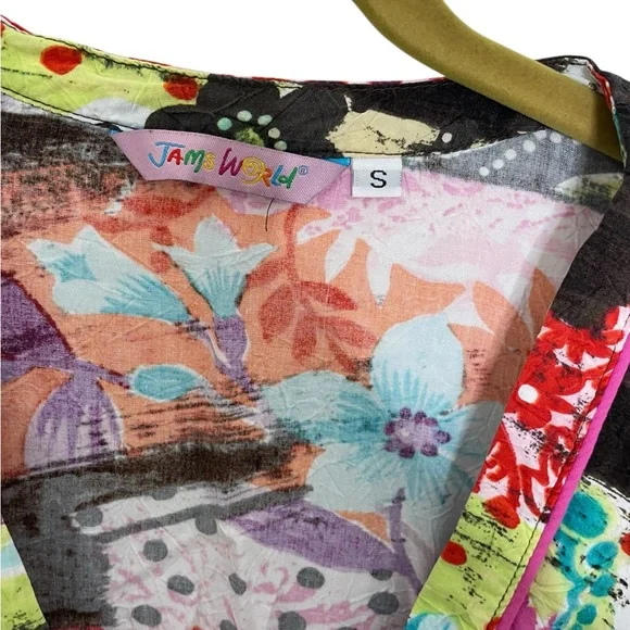 Jams World Colorful Patterned Dress Small - Picture 2 of 4